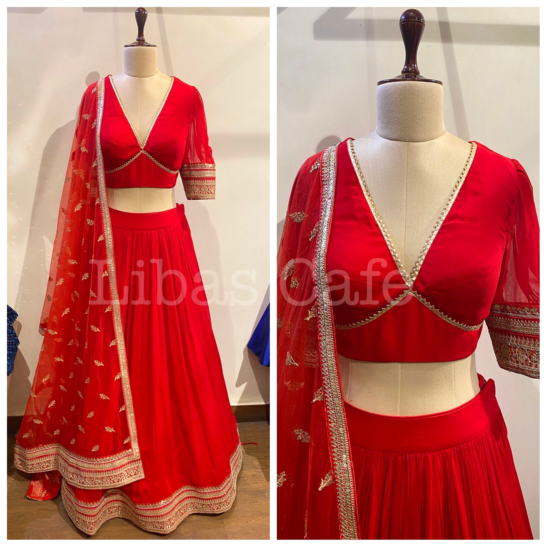 Red Beauty Lehenga